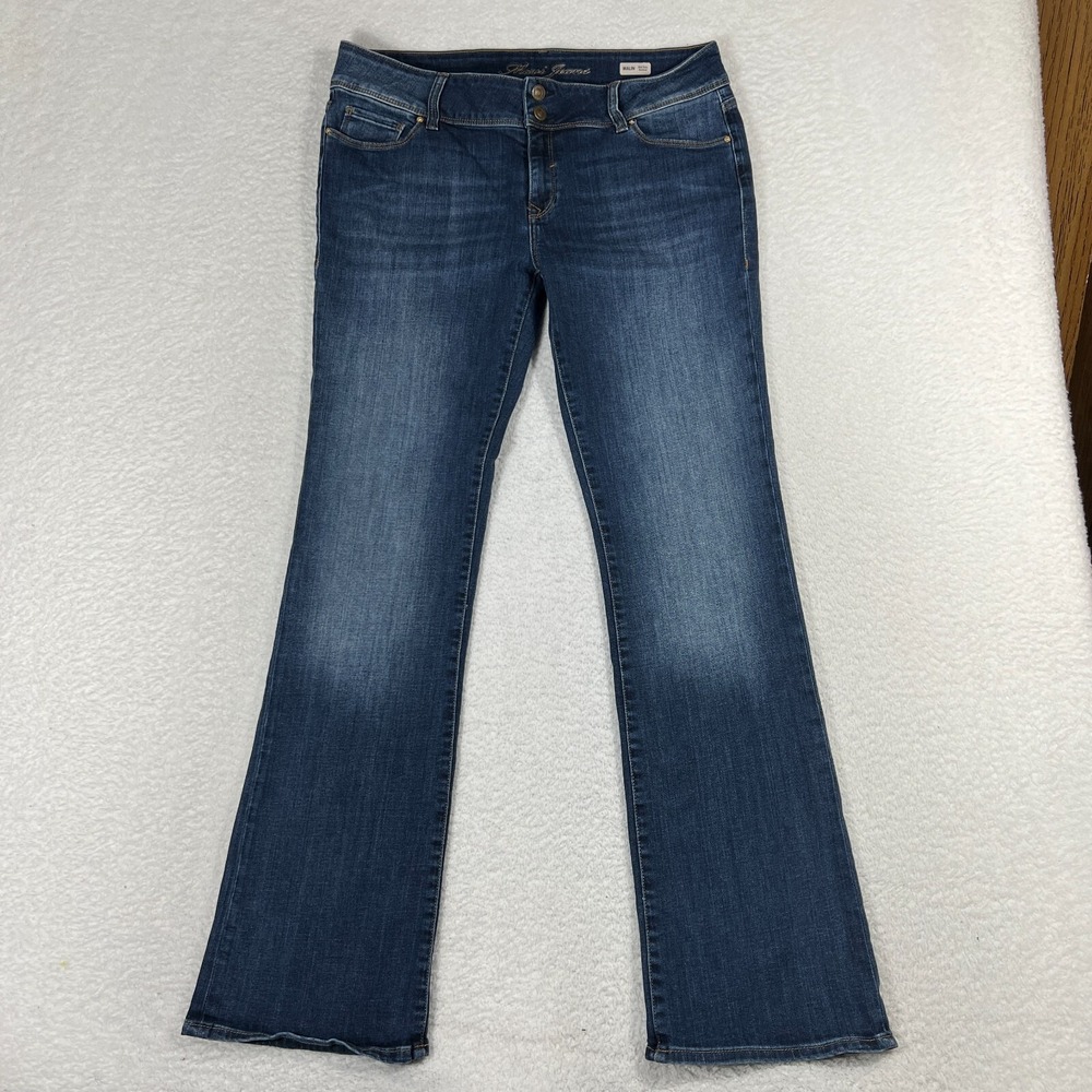 Mavi Jeans Womens Fits 34x32 Malin Mid Rise Bootcut Hippie Core Fade Flare